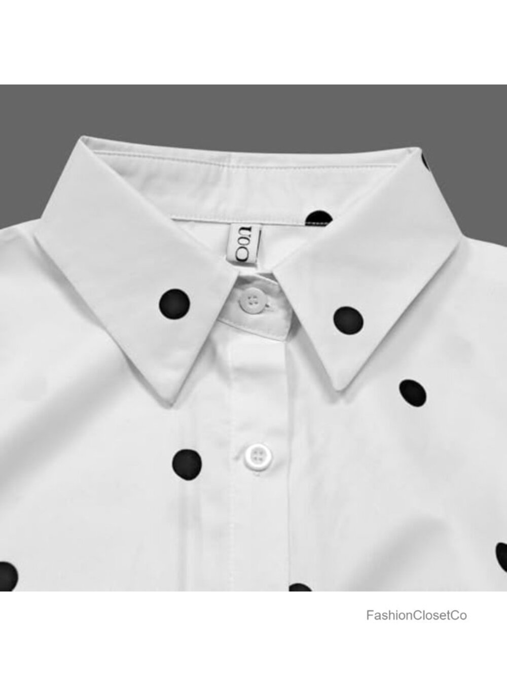 Women's Long Sleeve Blouse Button Down Shirt Flared Sleeves V-Neck Lightweight - Picture 3 of 5